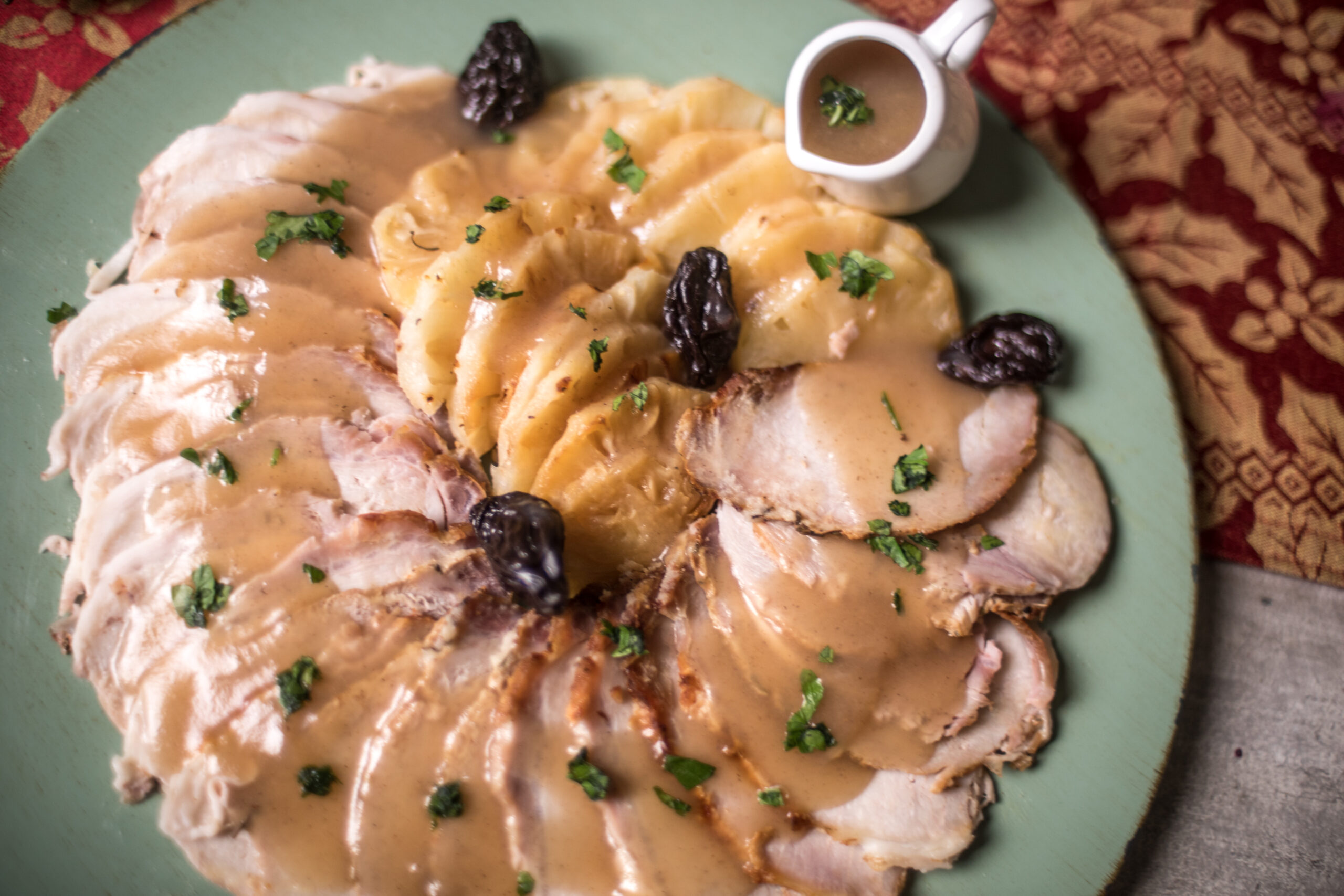 Lombo Assado com Abacaxi